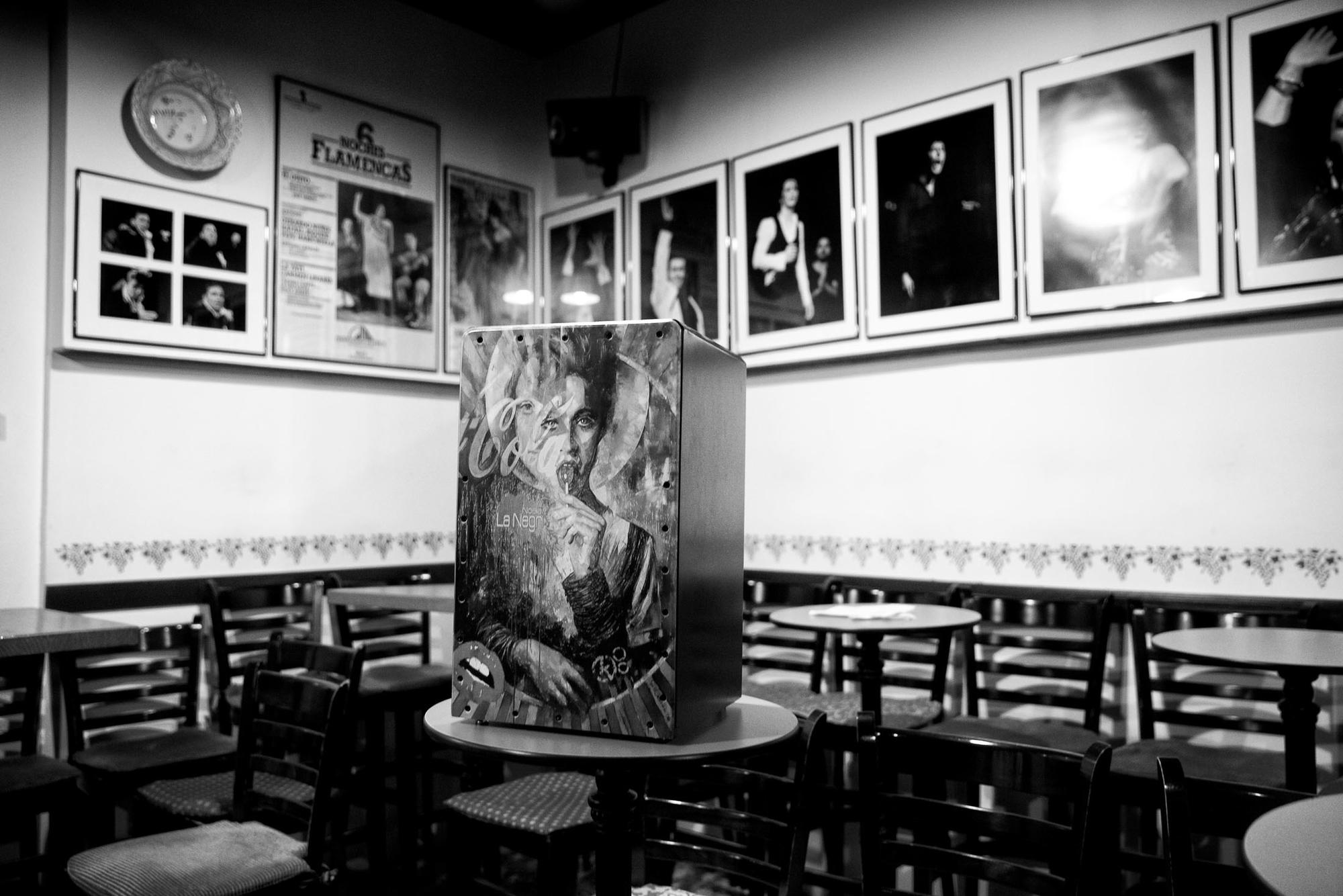 Cajon flamenco de La Negri